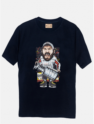 Футболка OVECHKIN свободного кроя черный