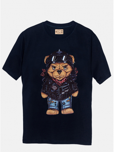 Футболка ROCK TED свободного кроя черный