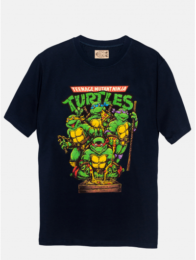 Футболка TMNT свободного кроя черный