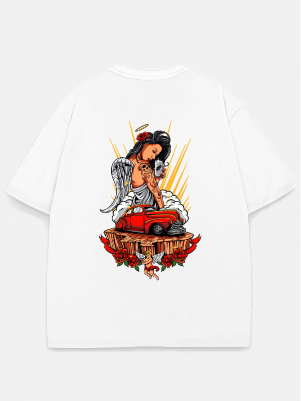 Футболка CHICANO LOVE оверсайз белый