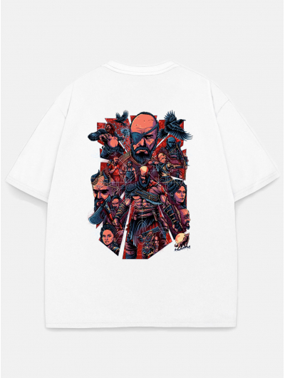 Футболка GOD OF WAR оверсайз белый