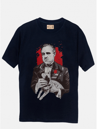 Футболка GODFATHER свободного кроя черный