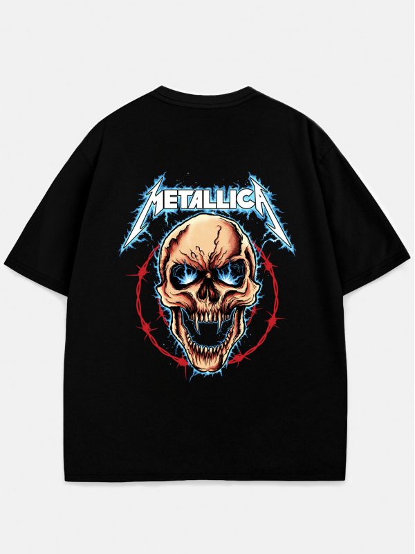 Футболка METALLICA оверсайз черный