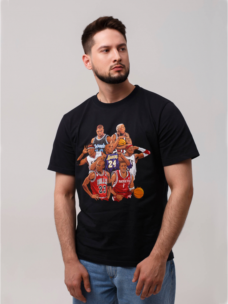Футболка LEGENDS NBA свободного кроя черный