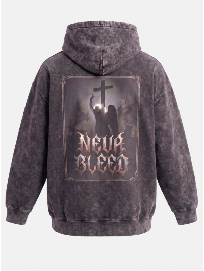 Худи NEVA BLEED свободного кроя 