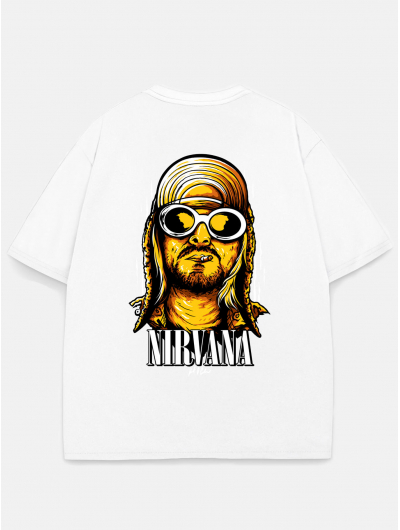 Футболка NIRVANA оверсайз белый
