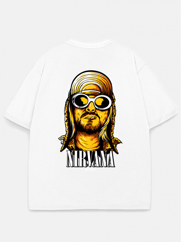 Футболка NIRVANA оверсайз белый