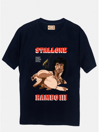 Футболка RAMBO III свободного кроя черный