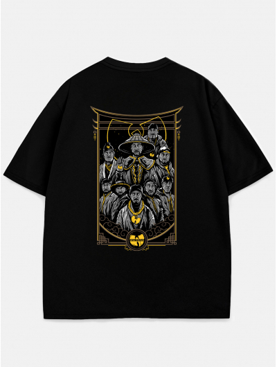 Футболка WU-TANG CLAN оверсайз черный